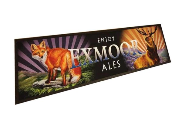 Exmoor Ales Bar Runner featuring the Fox and Stag