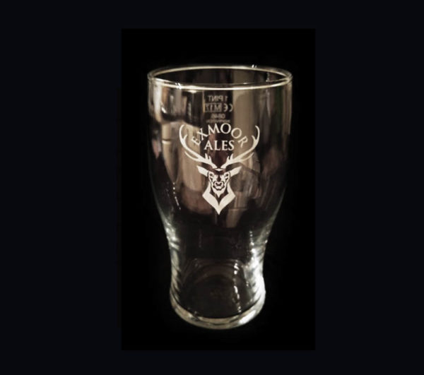 Exmoor Ales Tulip Pint Glass