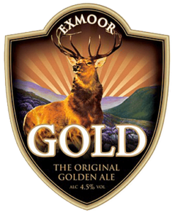 Pump Clip for Exmoor Gold Ale