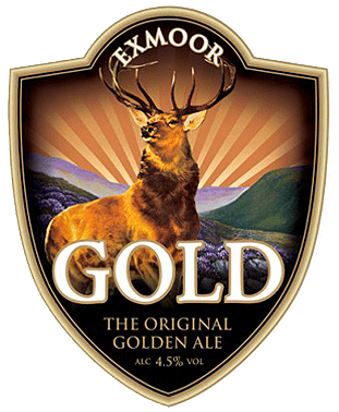 Pump Clip for Exmoor Gold Ale