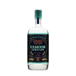 Bottle of Exmoor Gold Gin