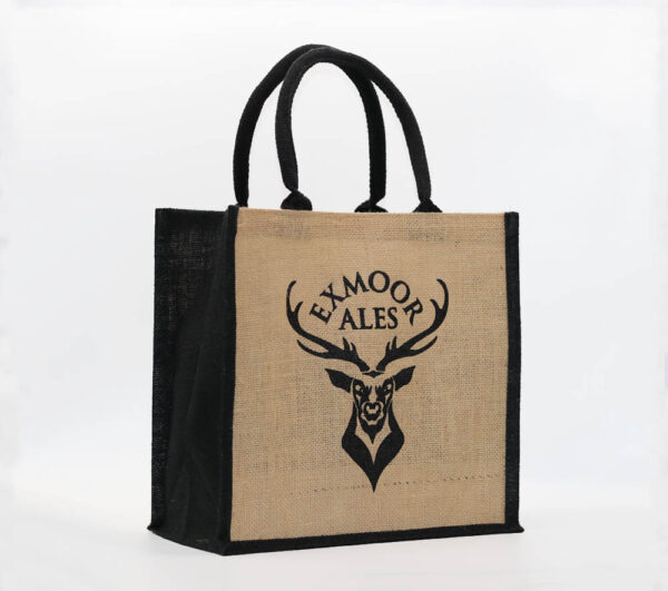 Exmoor Ales jute shopping bag