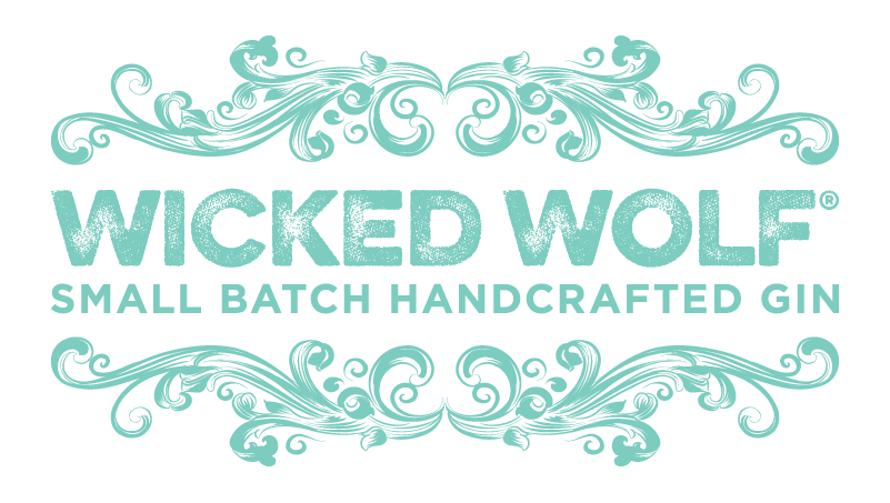 Wicked Wolf Gins Logo in turquoise