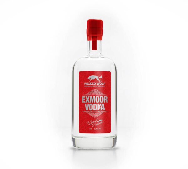 Bottle of Wicked Wolf Vodka