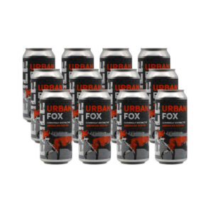 12 cans of Urban Fox Ale