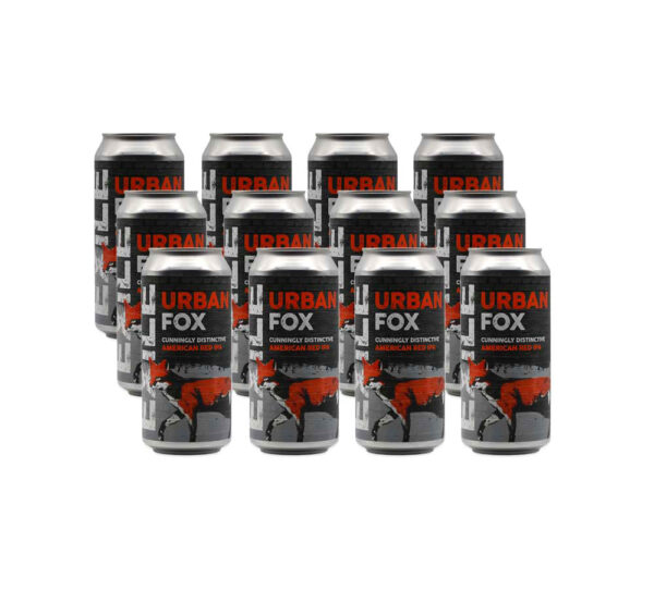 12 cans of Urban Fox Ale