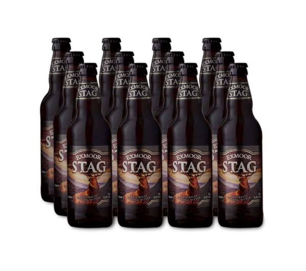 12 bottles of Exmoor Stag