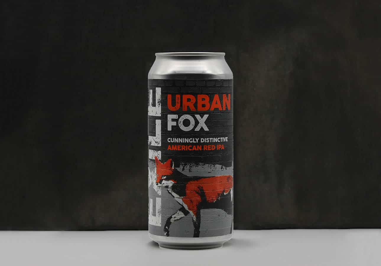 Can of Urban Fox 6.2% ale