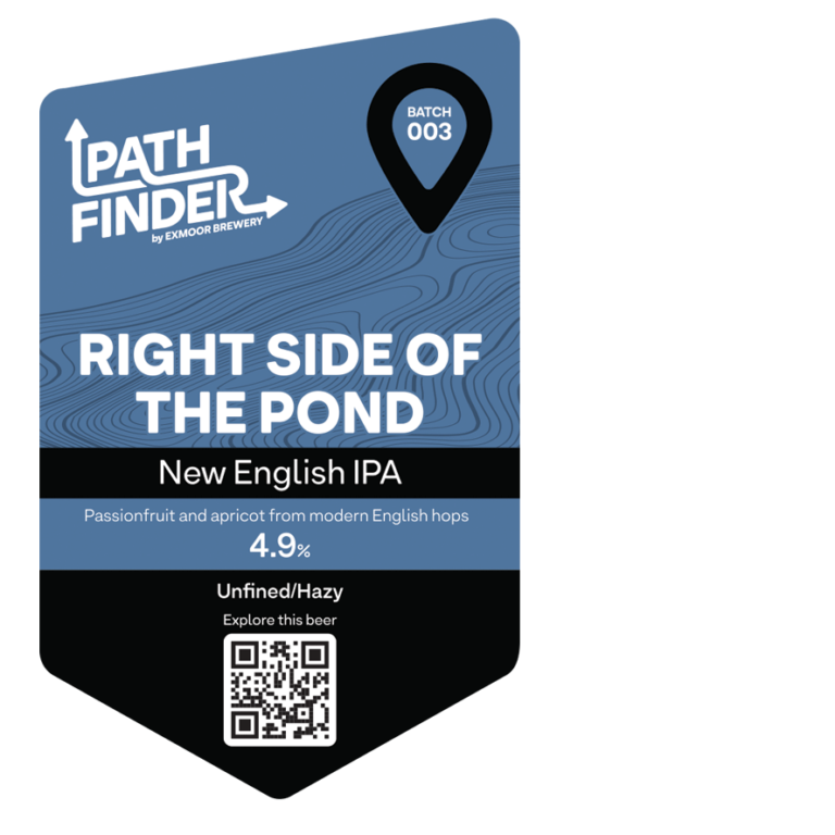 Right Side of The Pond beer pump clip