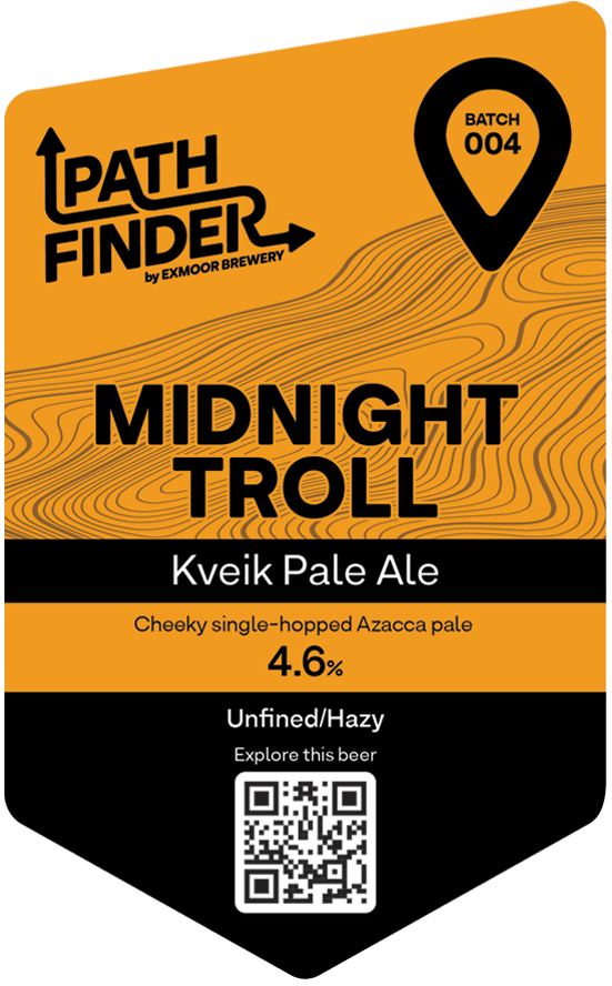 Midnight Troll beer pump clip