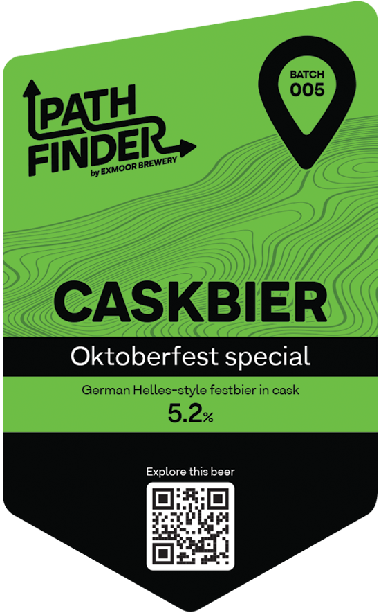 Green colour Caskbier pumpclip