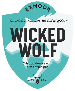 Wicked Wolf Ale pump clip