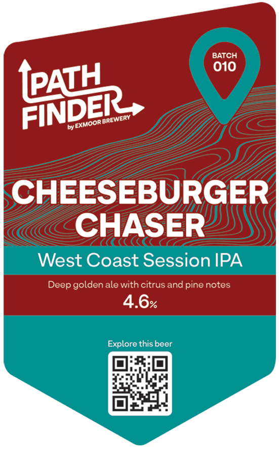 Cheeseburger Chaser, 4.6% pump clip