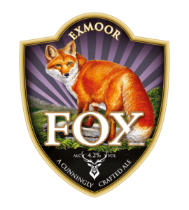 Exmoor Fox Ale Pump Clip